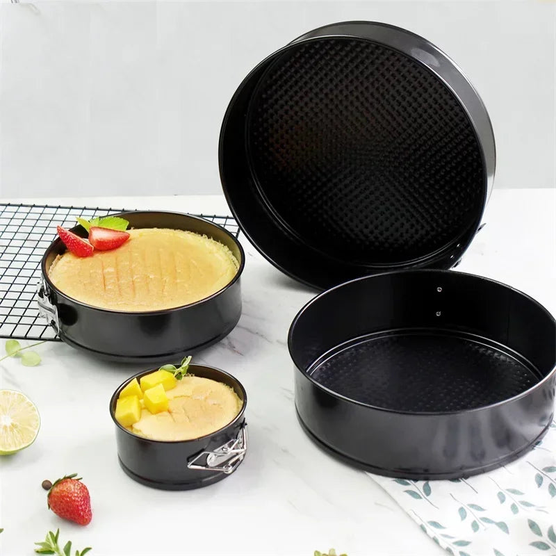 Antihaft-Kuchenform Rund mit Abnehmbarem Boden – Carbonstahl Backform