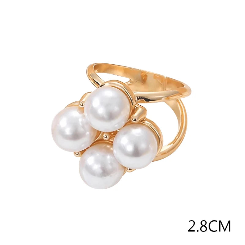 Elegante Perlen-Schal Schnalle – Multifunktionales Accessoire für Damen aus Eisen