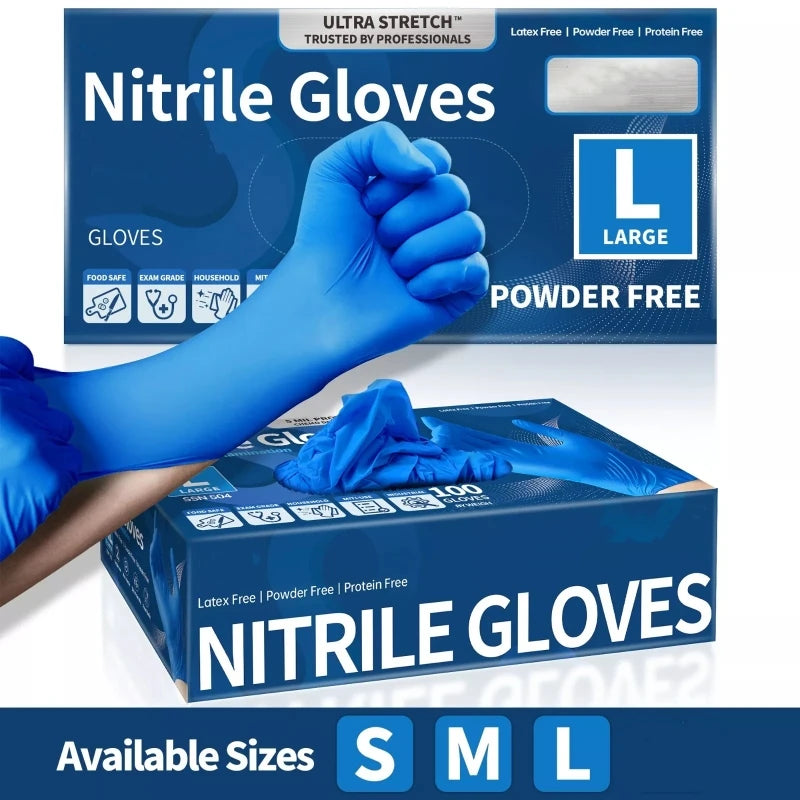 Blaue Nitrilhandschuhe – Ideal für sicheren Halt und Komfort