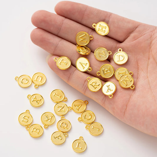 26-teiliges Alphabet Buchstaben Charms Set für DIY Schmuckherstellung