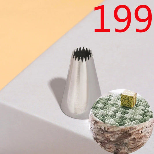 Edelstahl Spritztülle für filigrane Sternmuster – Kuchen - Gebäck Deko