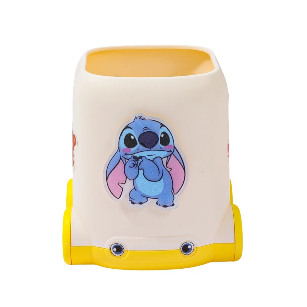 Niedlicher Kawaii Stifthalter mit vierfarbigen Stichen für Schule Büro