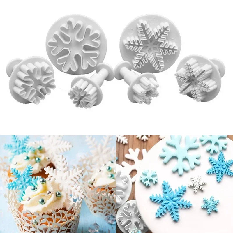 3-teiliges Fondant Fondant-Kuchendekorationsset aus Kunststoff