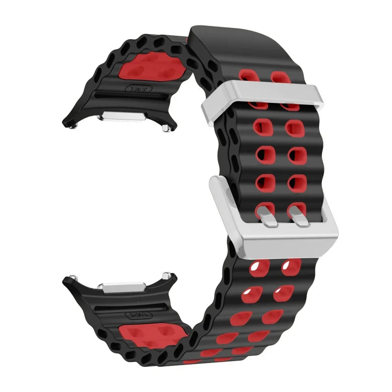 Marine Silikonarmband für Samsung Galaxy Watch Ultra 47 mm 2025 Modell