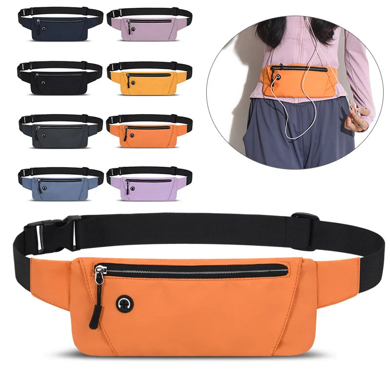 Unisex leichte Sport Hüfttasche mit verstellbarem Riemen für Alltag