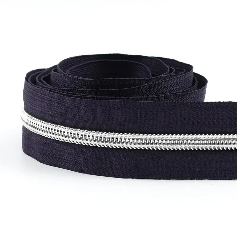 Nylon Reißverschluss Meterware DIY Kleidung Taschen Reparatur 5/10/20m Länge
