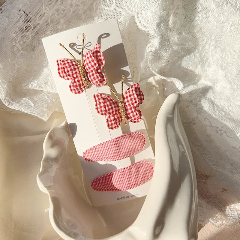 Nette Handgemachte Schmetterling Haar Clips für Mädchen