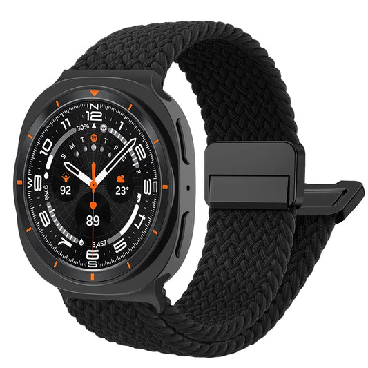 Magnetisches Nylon Uhrenarmband kompatibel für Galaxy Watch 40/44/47 mm