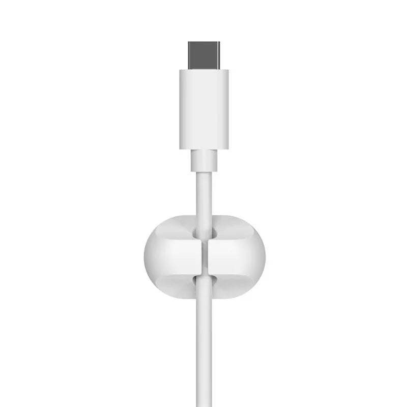 3er-Pack selbstklebende Silikon Kabelclips für USB und Desktop Kabel