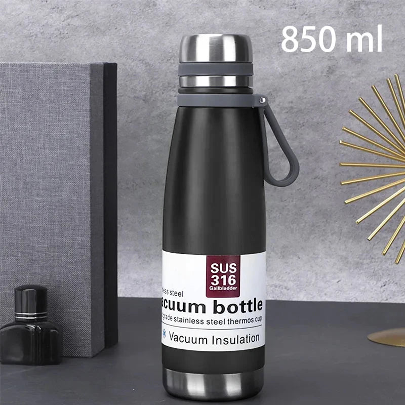 Vakuumisolierte Edelstahl-Thermosflasche 850-1500ml – warm - kalt lang