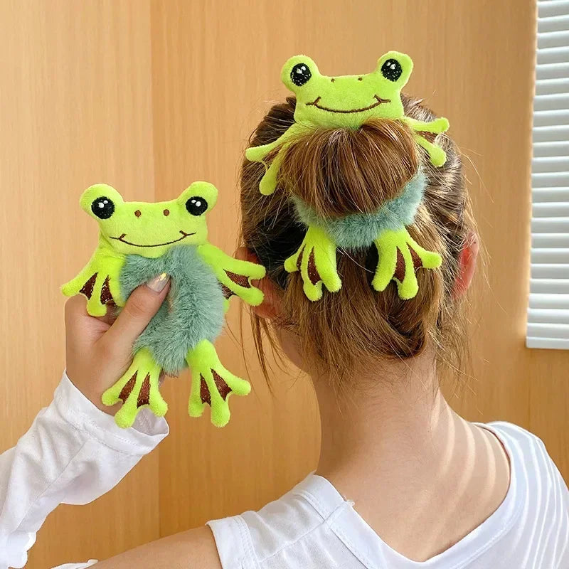 Weiches Plüsch-Tierhaarband für Mädchen - Frauen – elastisch - süß