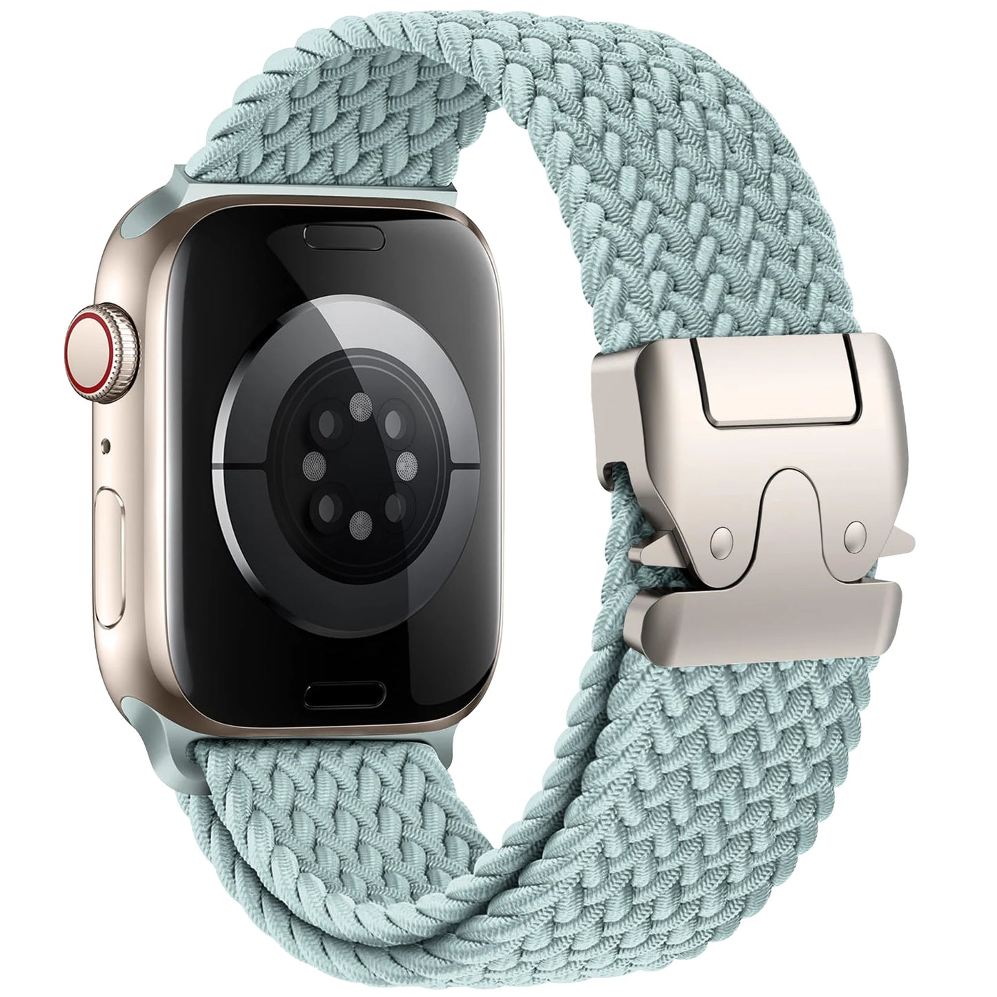 Geflochtenes Nylon Uhrenarmband Sport Ersatz für 41-49 mm Smartwatch