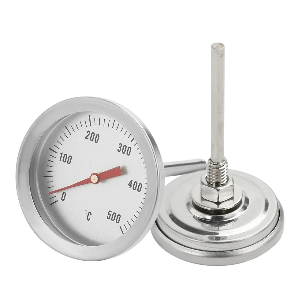 Edelstahl Ofenthermometer mit Sonde für Innen- und Außentemperatur