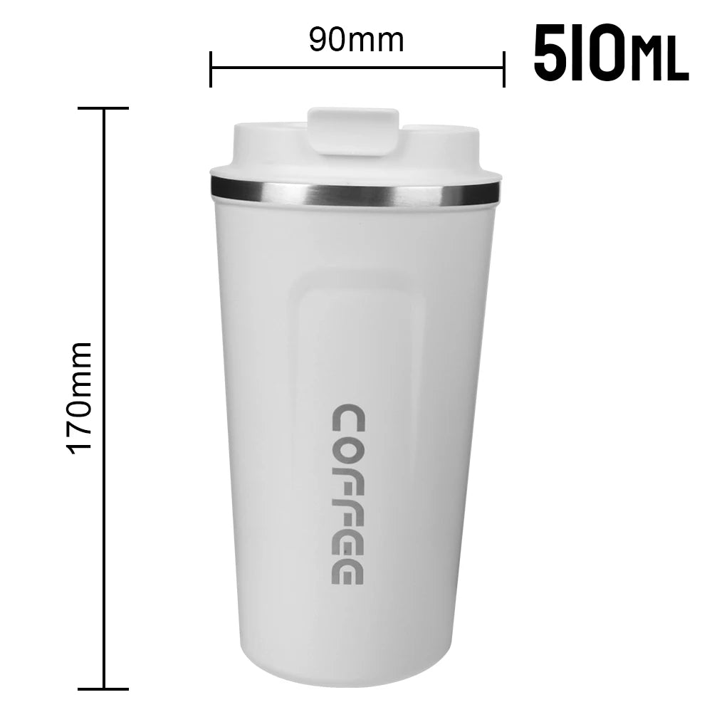 Isolierter Edelstahl Thermobecher 380ml oder 510ml