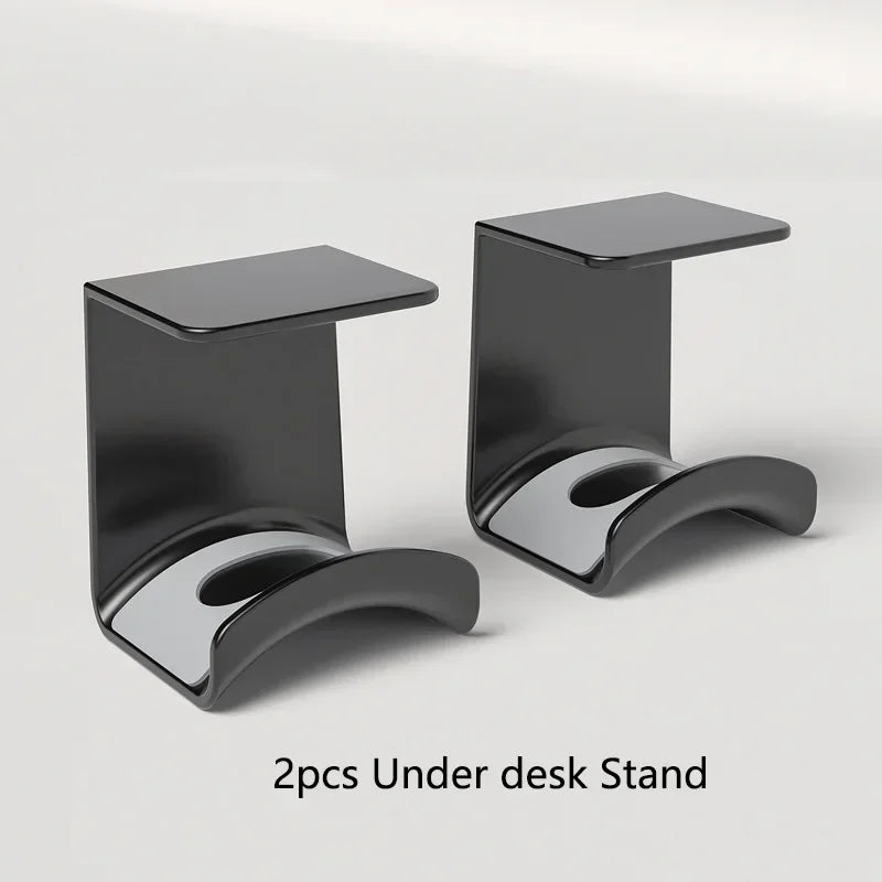Kopfhörer Ständer Wandhalterung Unter Schreibtisch Headset Rack ohne Stanzen