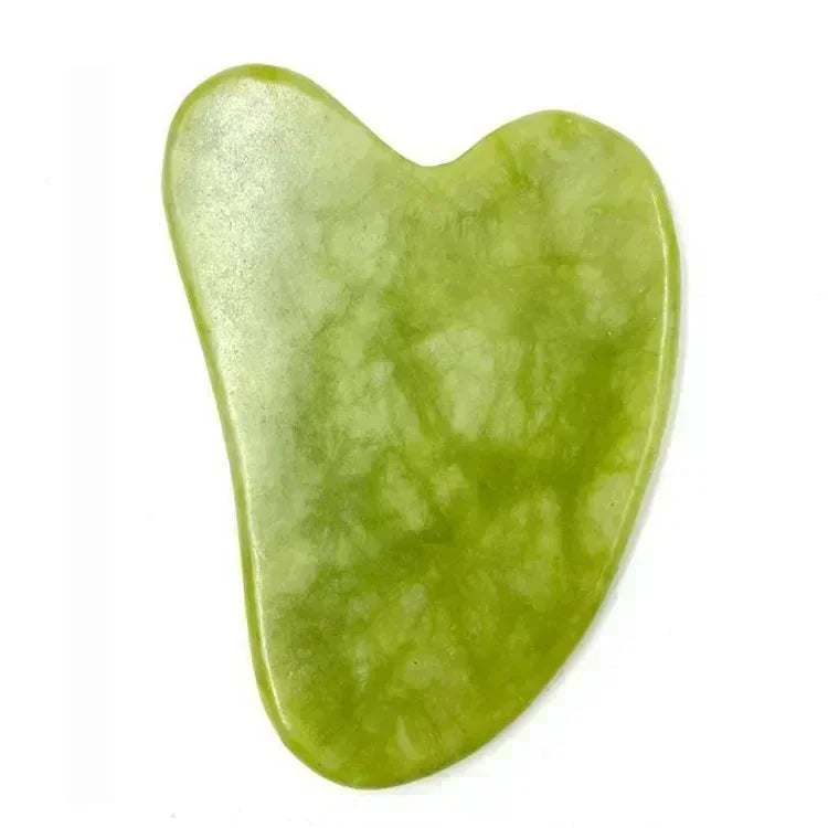 Natürlicher Jade Roller und Gua Sha Massagegerät für Gesicht und Körper
