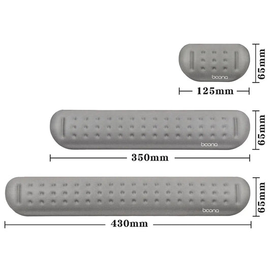 Handgelenkstütze aus Memory-Schaum mit Massagelöchern für Tastatur und Maus