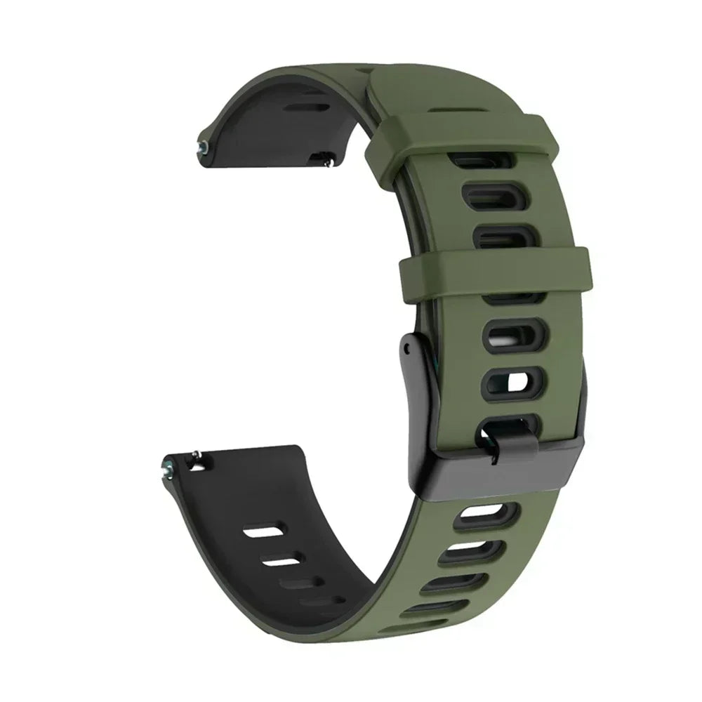 Flexibles Silikonarmband 20/22mm – Komfort - Stil für Huawei, Garmin - Samsung