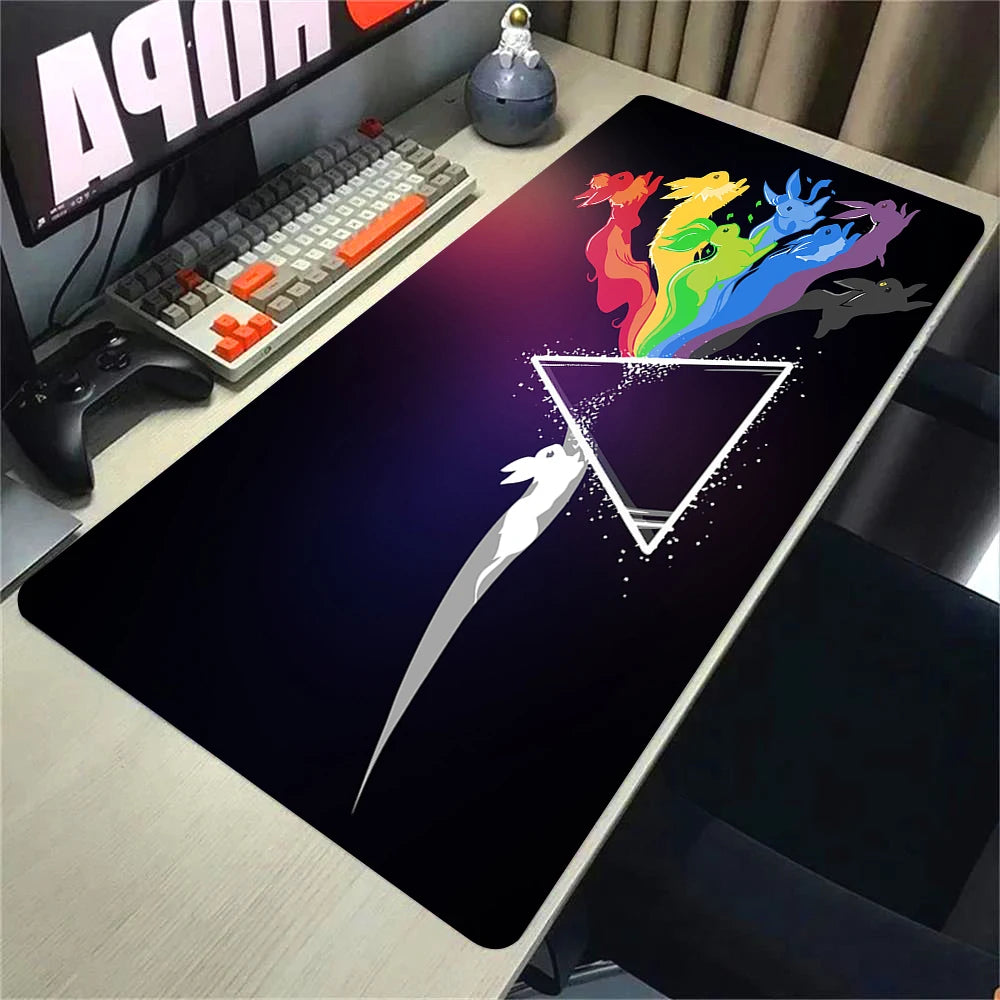 Großes Gaming Mauspad 900x400mm XXL Anti-Rutsch Anime Motiv Schreibtisch