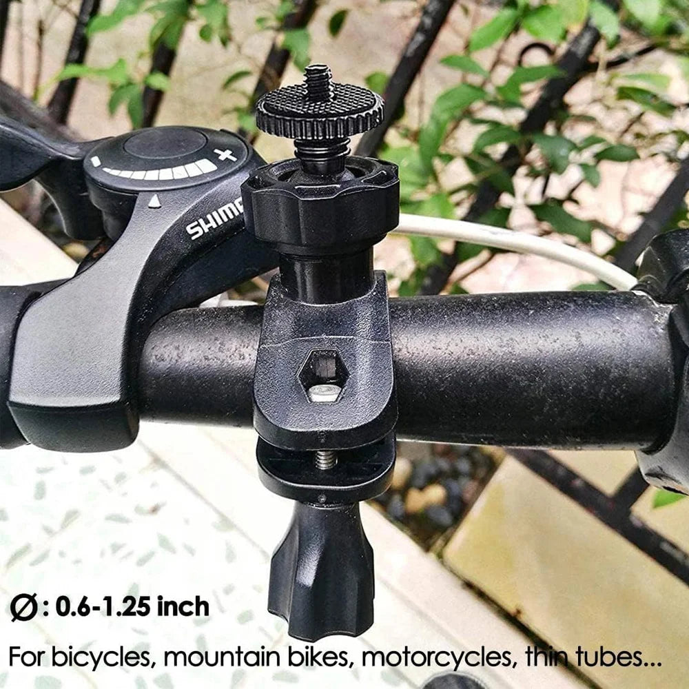 Fahrrad Motorrad Halterung aus Kunststoff mit 1/4 Zoll Gewinde 16-32mm