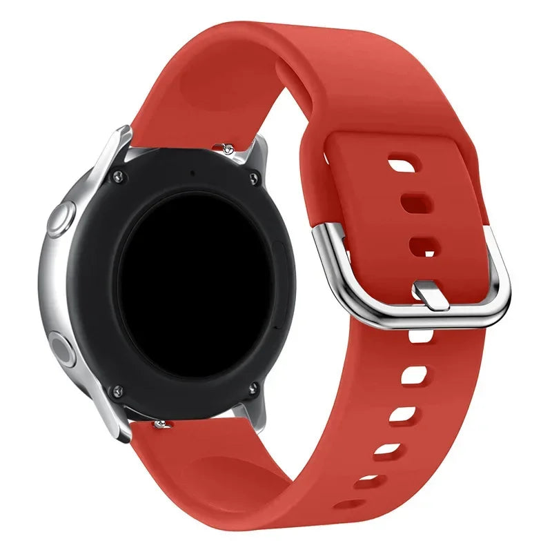 Silikon Uhrenarmband 20/22mm kompatibel mit Smartwatches und Sportuhren