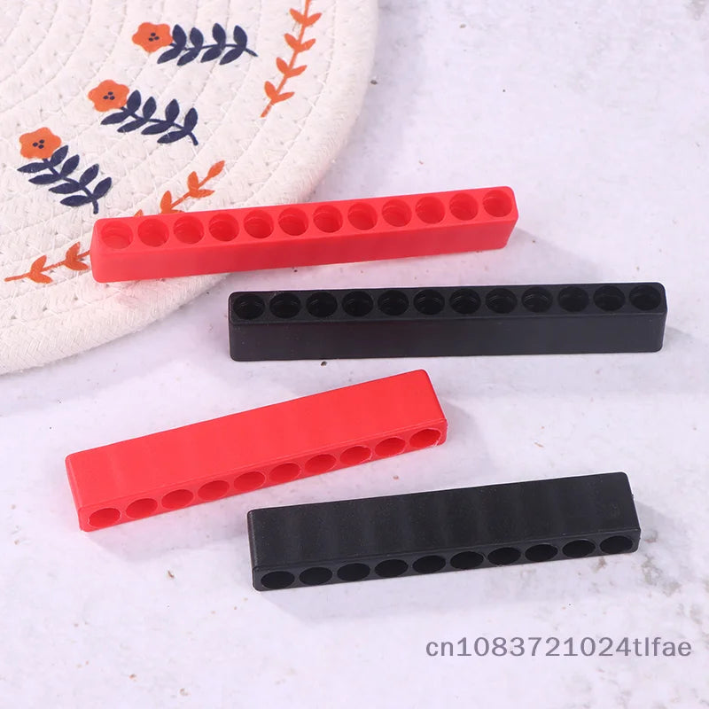 4x Schraubendreher-Bithalter Set für 1/4 Zoll Sechskant-Werkzeug 10 Löcher