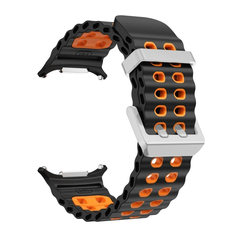 Marine Silikonarmband für Samsung Galaxy Watch Ultra 47 mm 2025 Modell