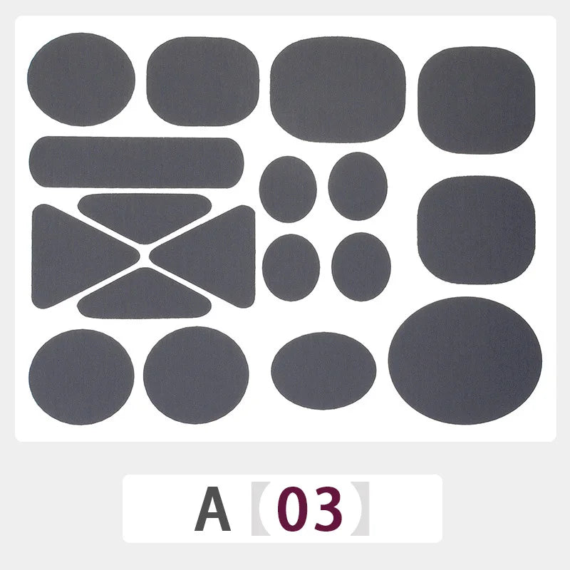 Selbstklebende Aufnäher 20x25mm zum Reparieren und Verzieren von Kleidung