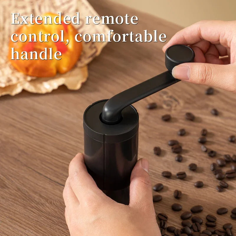 Tragbare manuelle Kaffeemühle mit einstellbarer Handkurbel