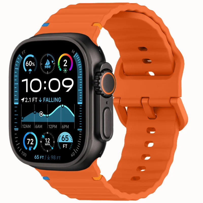 Atmungsaktives Silikonarmband 38-49mm – Nachhaltig, sportlich - individuell