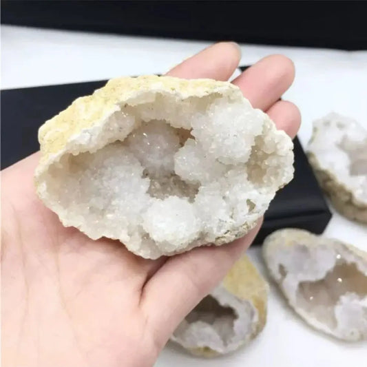 Achat Geode Kristall Ornament – Aroma Diffusor für Büro & Heim Deko