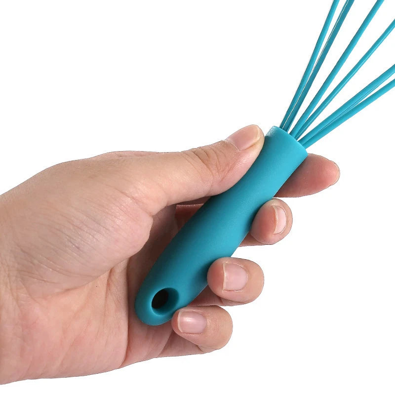 6-Zoll Silikon Schneebesen für Kinder, manuelles Küchen-Backwerkzeug