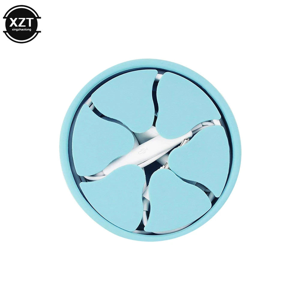 Mini Silikon Kabel Organizer für Ohrhörer - Digital Kabel - Tragbar - Bunt