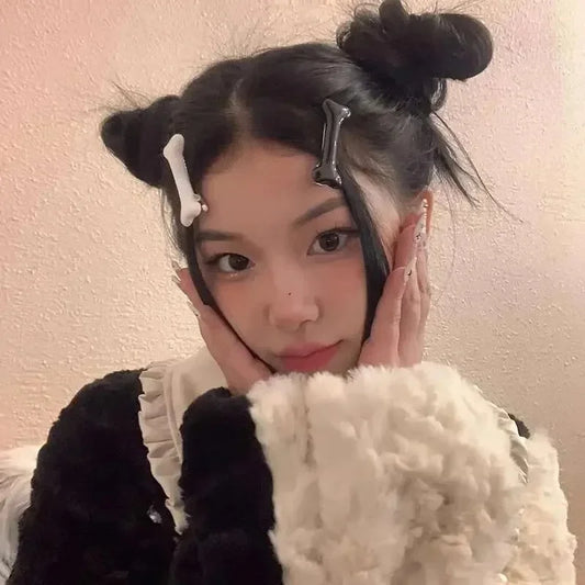 4er Pack Knochen Haarnadeln für Frauen und Mädchen modisches Accessoire