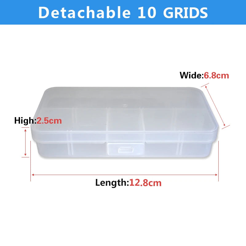 Variabler Organizer 2-24 Fächer für Kleinteile: Schmuck, Schrauben, Werkzeug