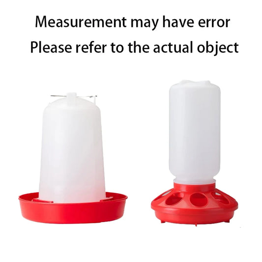 Hochwertiger Futterspender mit Deckel für Hühner, Enten und Gänse