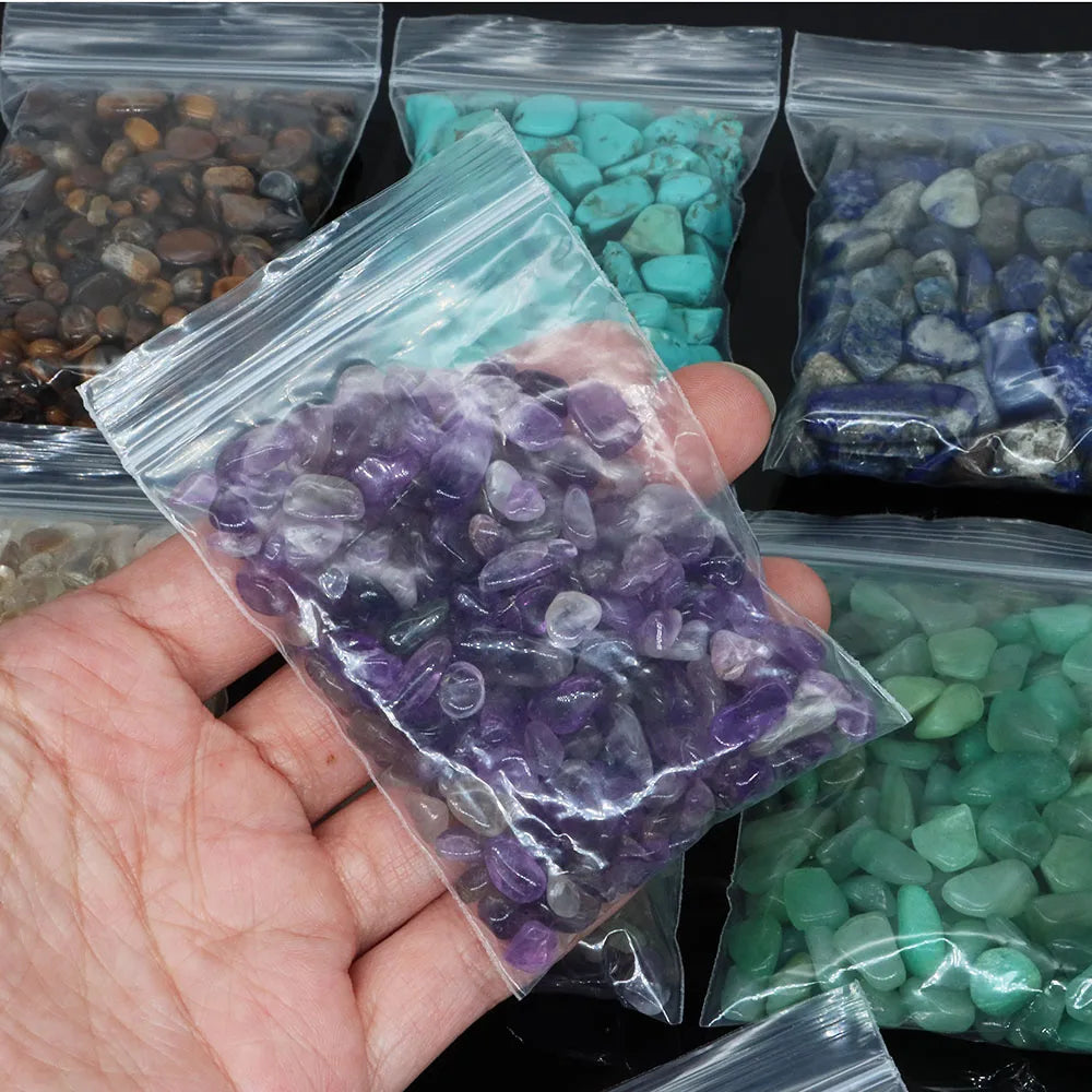 Natürliche Kristalle Chips für Heimdekoration und Meditation