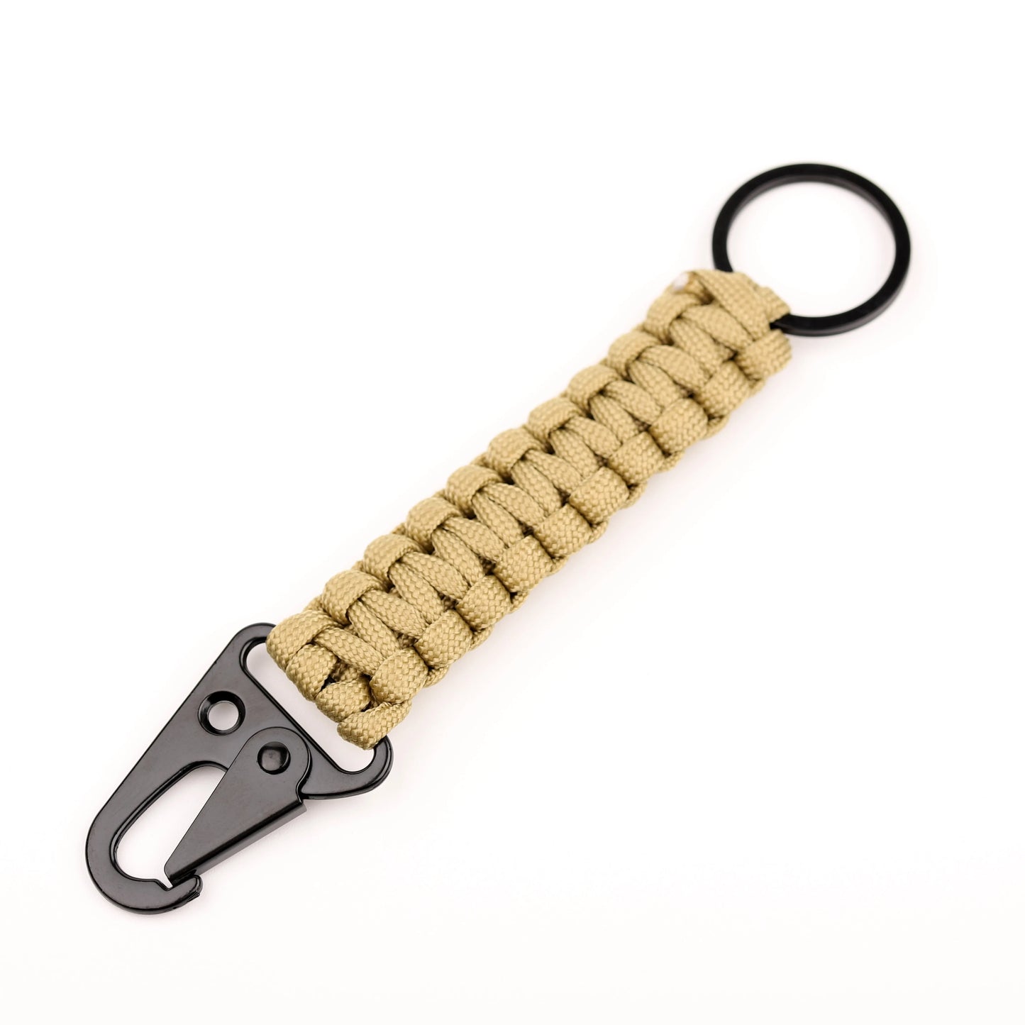Robuster Paracord Schlüsselanhänger mit Karabiner und Flaschenöffner für Outdoor
