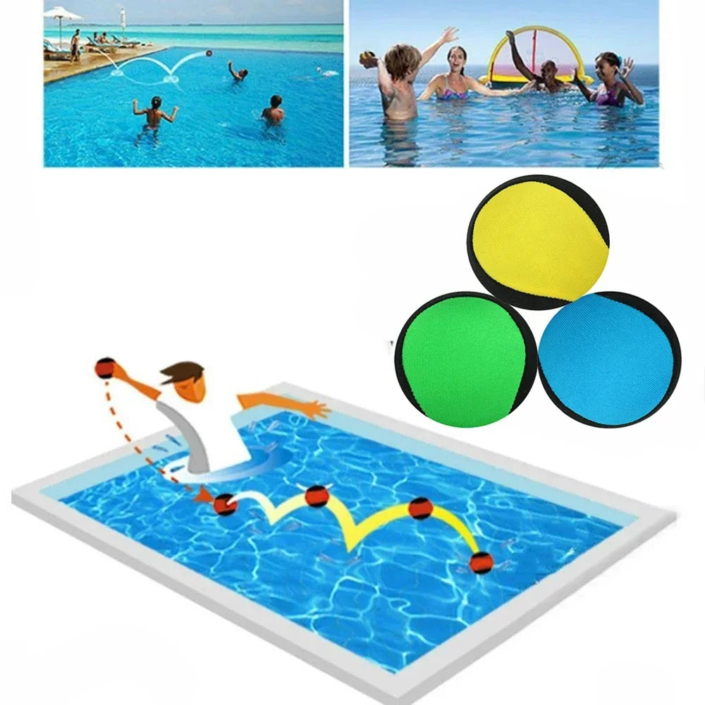 Wasser springender Bouncy Ball – Spritziger Spaß für Pool - Strand, bunt