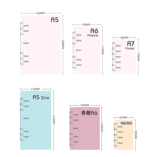 Loseblatt Notizbuch Planer Tagebuch Kalender Karten Schreibwaren 2026
