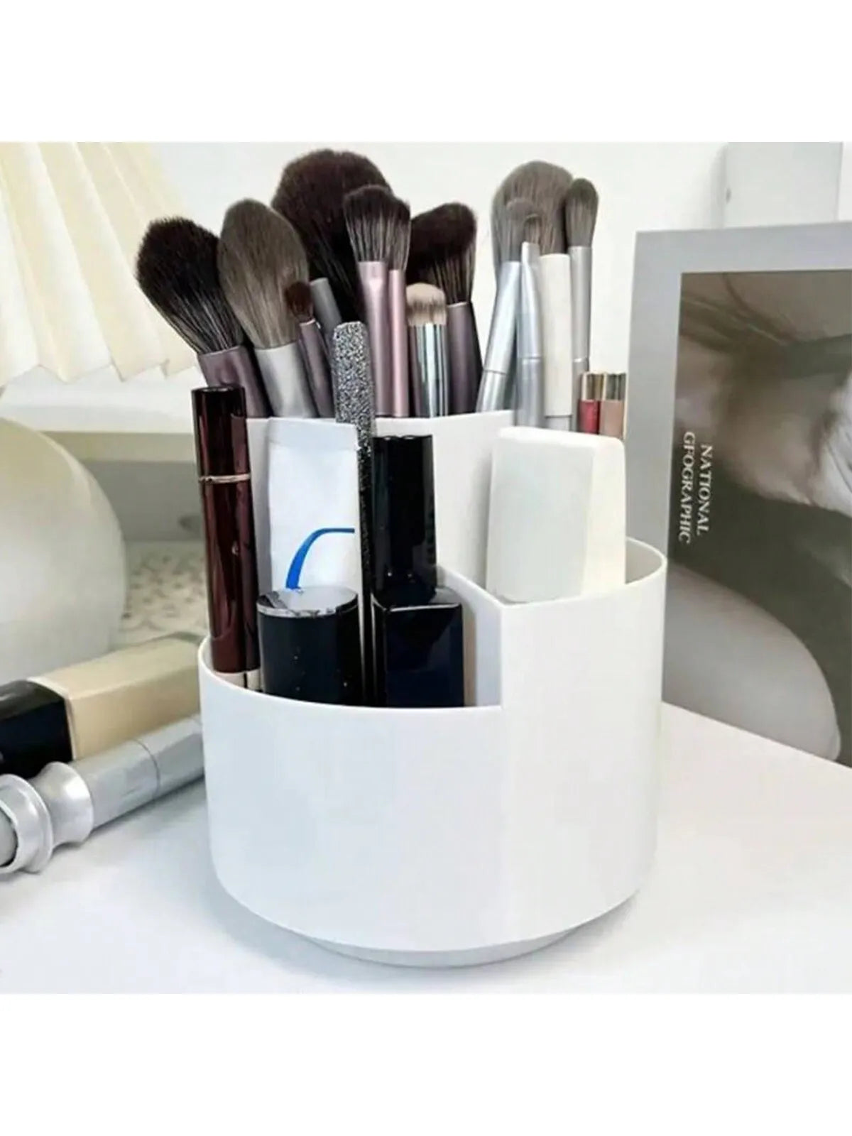 360 Grad drehbarer Stifthalter mit großer Kapazität Schreibtisch Organizer