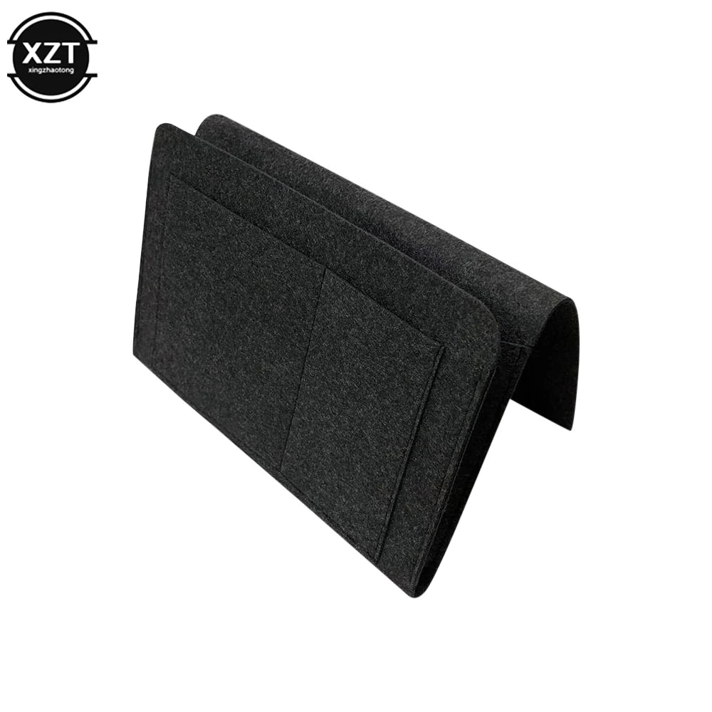 Filz Nachttisch Organizer für Bett Sofa mit vielseitigen Taschen Stauraum