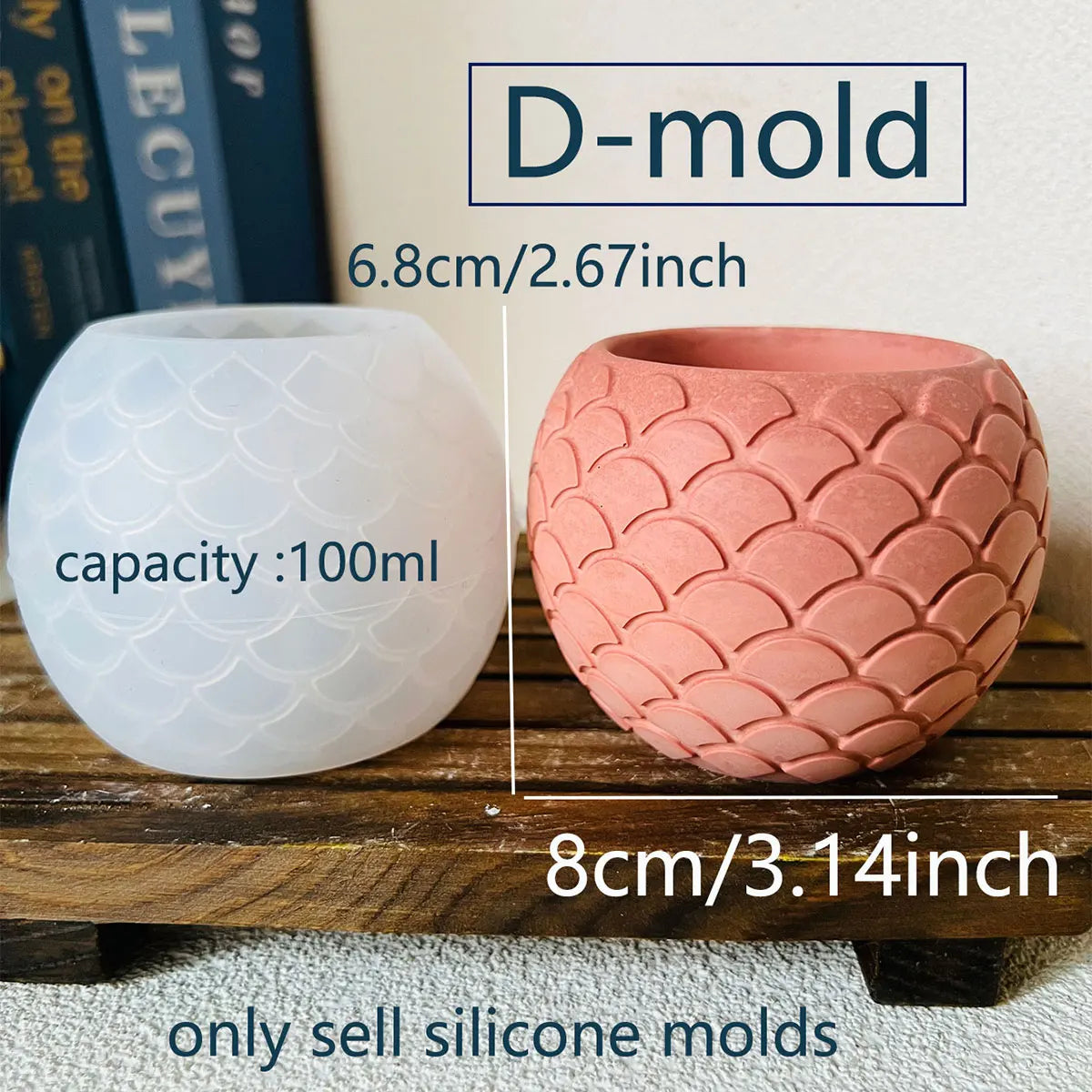 Silikonform Elefantenform für DIY Kaktus Sukkulenten Pflanzer
