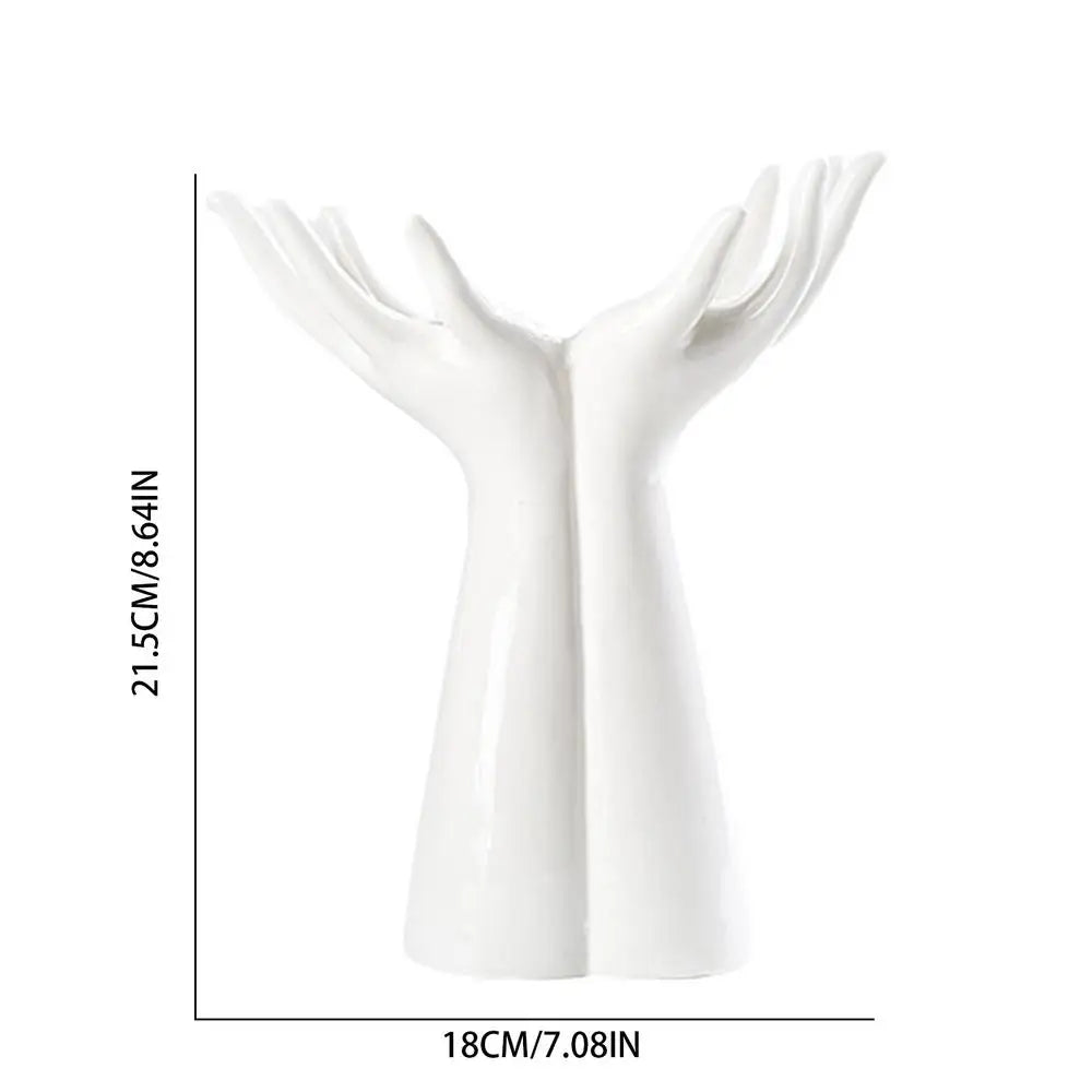 Handgeformte Keramik Vase nordischer Stil für moderne Wohnkultur