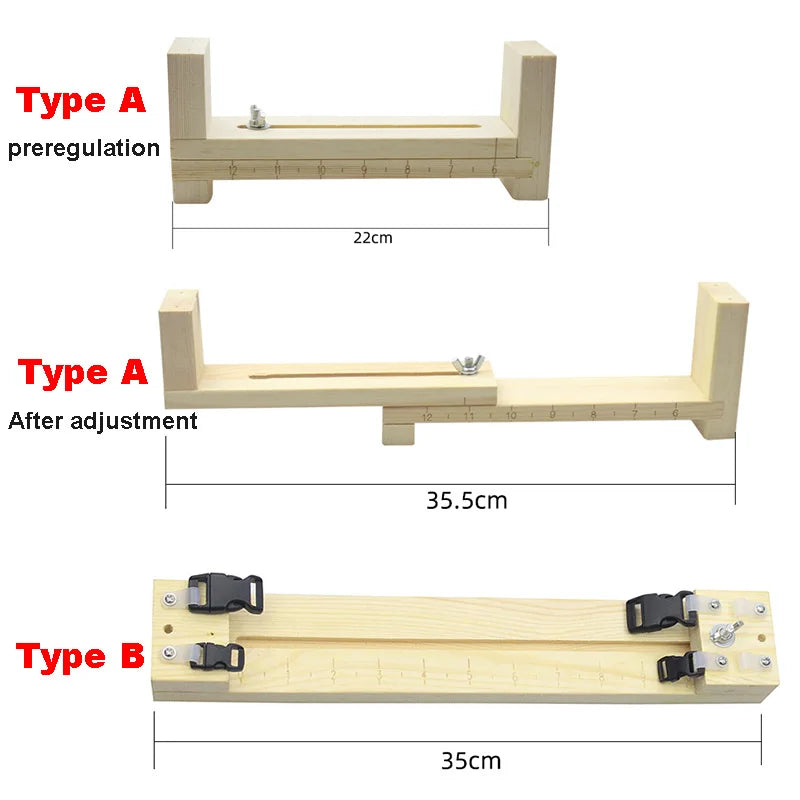 DIY Paracord Jig aus Holz – Verstellbarer Armband Maker für Hobby Bastler