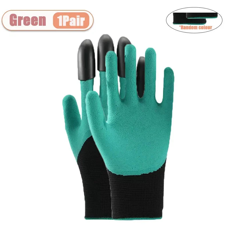 Robuste Gartenhandschuhe mit Krallen für sicheres Arbeiten im Freien
