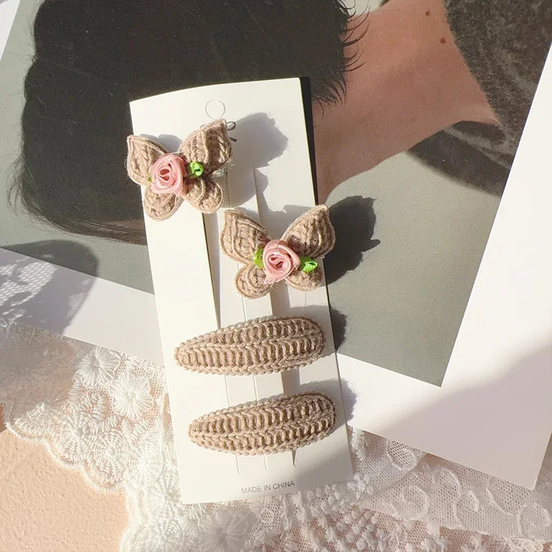 Nette Handgemachte Schmetterling Haar Clips für Mädchen