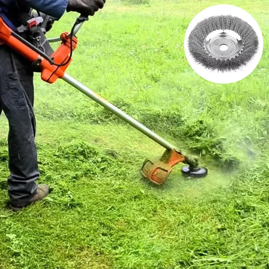 Universal Stahldraht-Trimmerkopf 6/8 Zoll für Gartentrimmer mit geradem Schaft