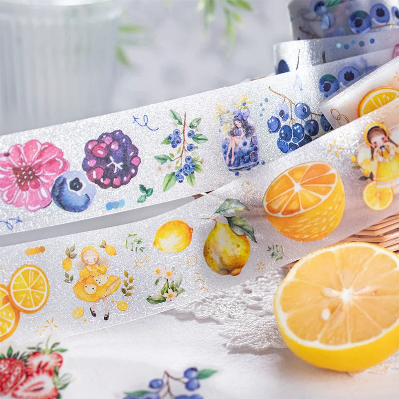 Saftiges Obst Washi-Tape 40mmx2m für Bullet Journals und Scrapbooking