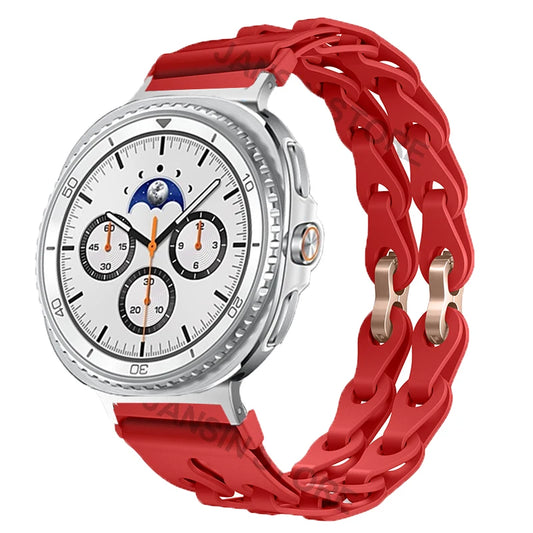 Silikonband kompatibel mit Samsung Galaxy Watch 8 und Classic 40 mm 44 mm 46 mm-Yabubest - Home & More